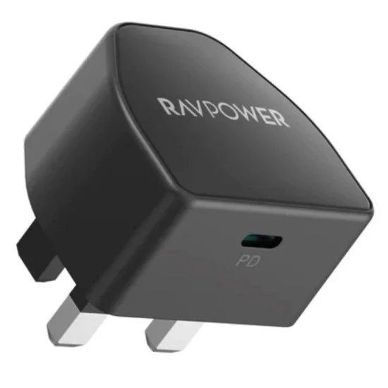 Rav Power Pd20W 1C Uk Charge - Black